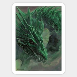 The Green Dragon Sticker